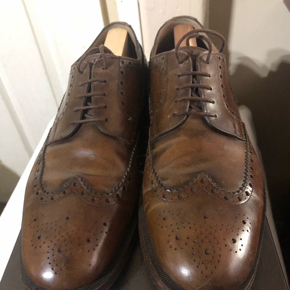Men’s Gucci Spirit Grain Pesante Cocoa Size 9